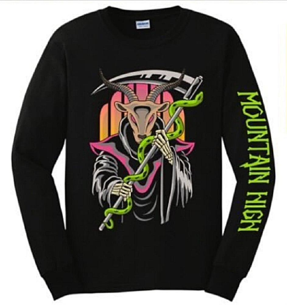 Image of GOAT BLACK LONG SLEEVE SHIRT
