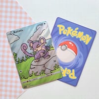 Image 1 of Rattata fanmade tcg card