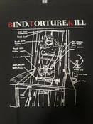 Image of bind torture kill  drawing t-shirt 