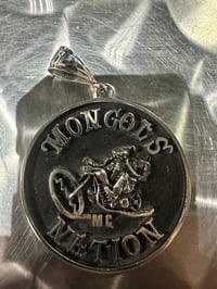 MONGOLS NATION SO CAL ROUND PENDANT