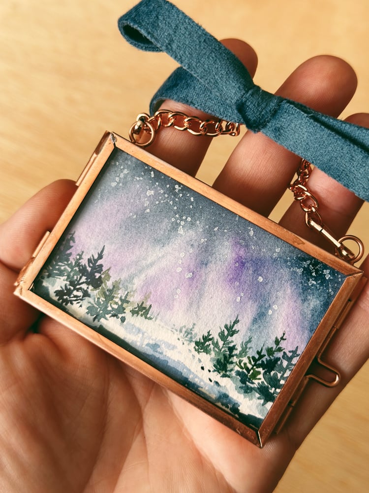 Image of Northern Lights - Heirloom Watercolor Ornament