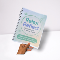 Image 1 of Relax & Reflect | Mental Health Word Search Book 