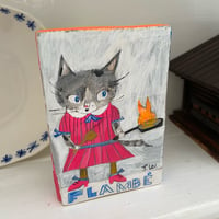 Image 4 of Originally painting on wood - Flambé 