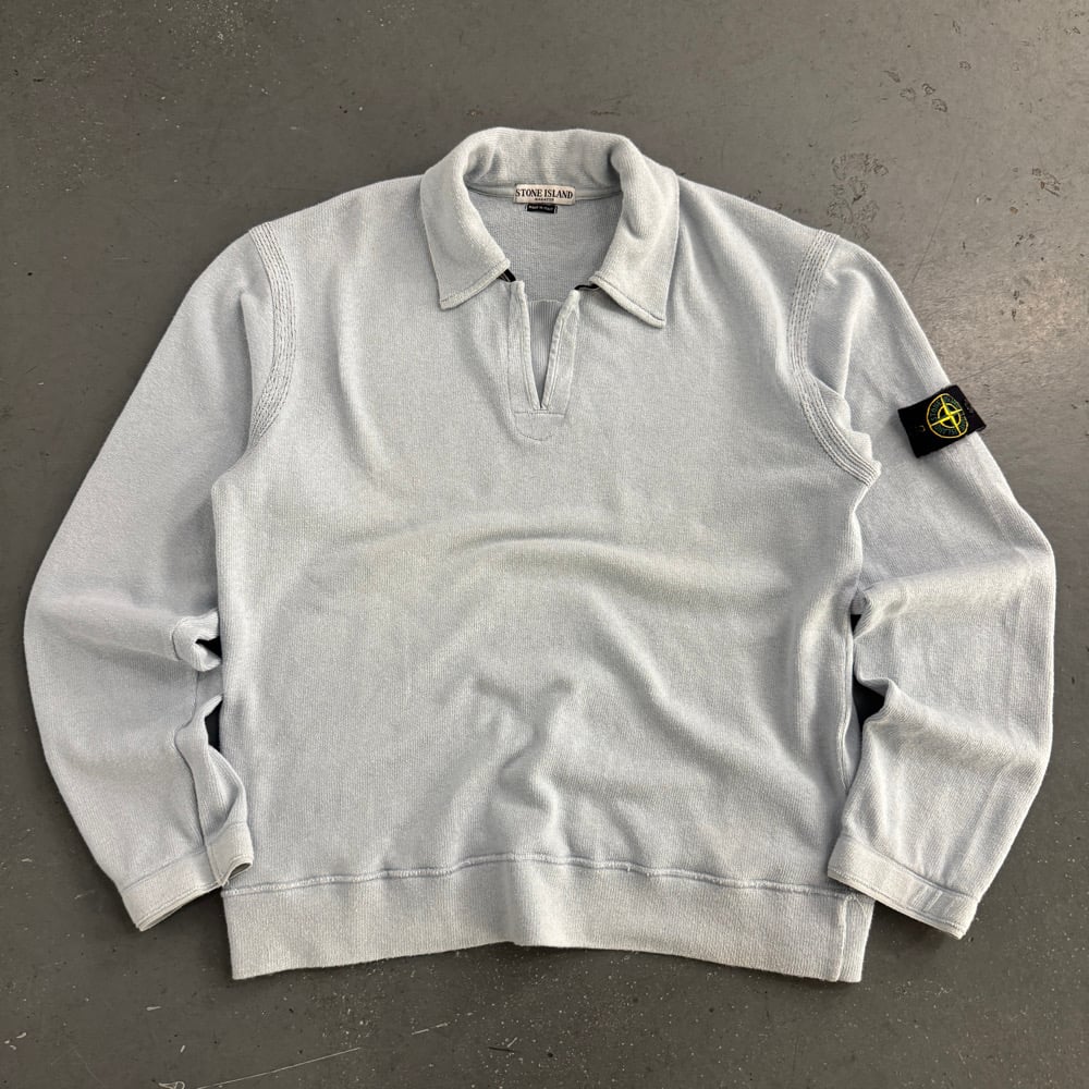 Image of SS 2005 Stone Island Collared Sweatshirt, size XL