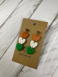 Irish heart dangles