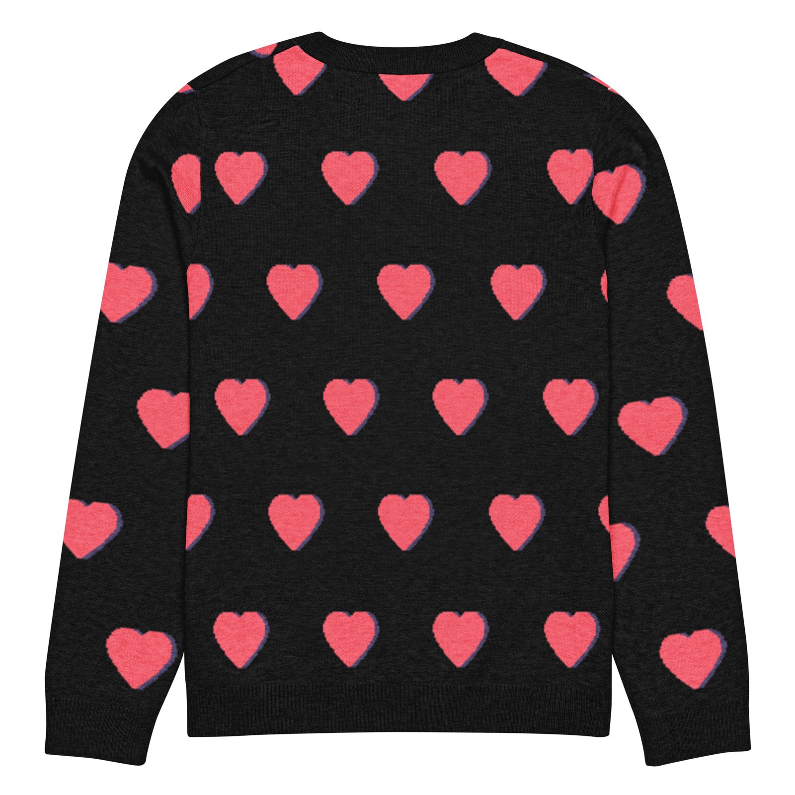 Hearts Knitted Crew Neck Sweater | Stuen'X® Apparel