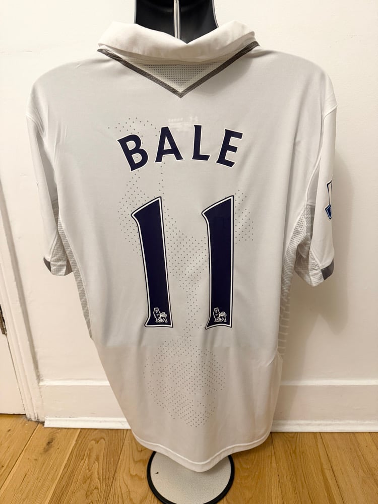 Image of Tottenham Hotspur “BALE 11” 2012/13 Home Shirt + patches  (XL)