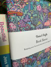 Image 4 of Padded Book Sleeve Mushrooms
