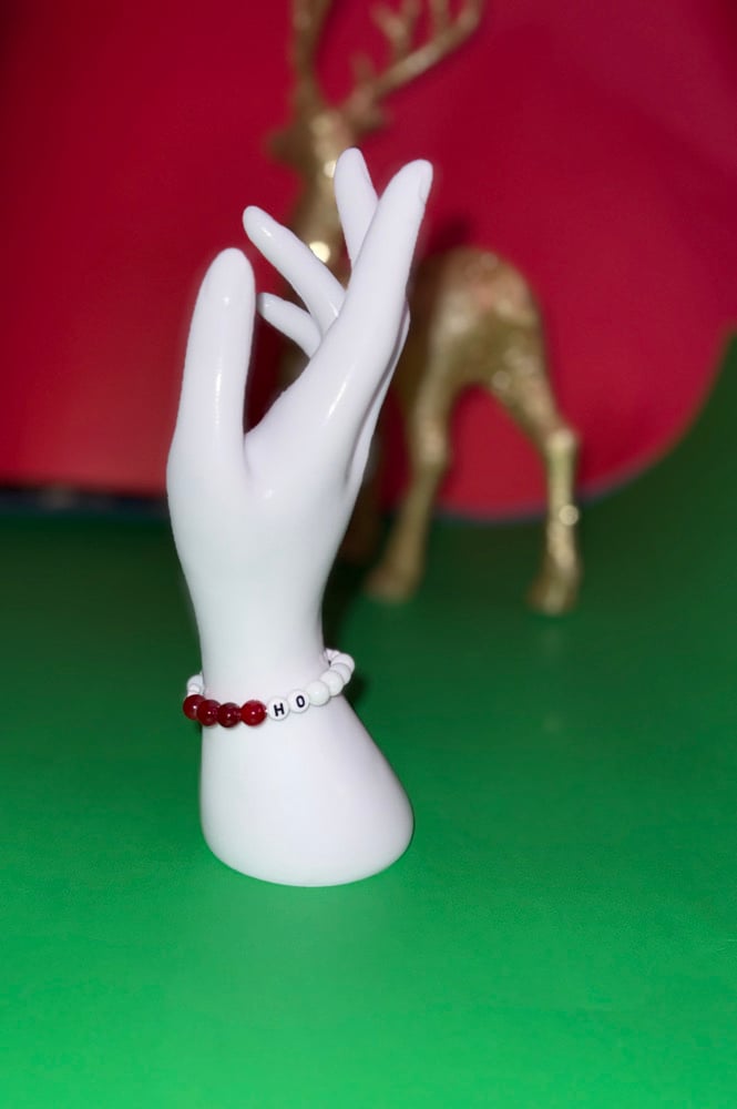 Image of Winter/Christmas Special - Beaded Letter Bracelets