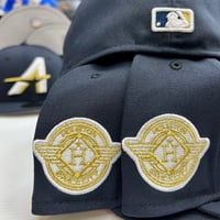 Image 3 of New Era 59Fifty Oceanside Navy- Gold City Connect 