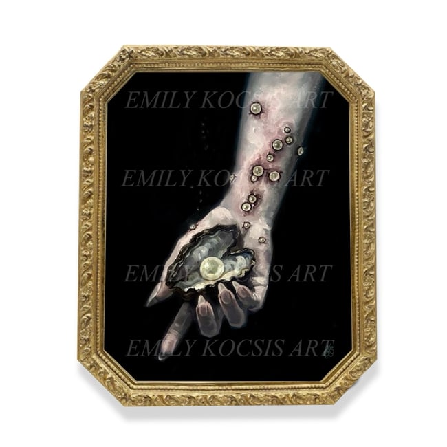 Original Painting Print //  ‘Nacre’ 