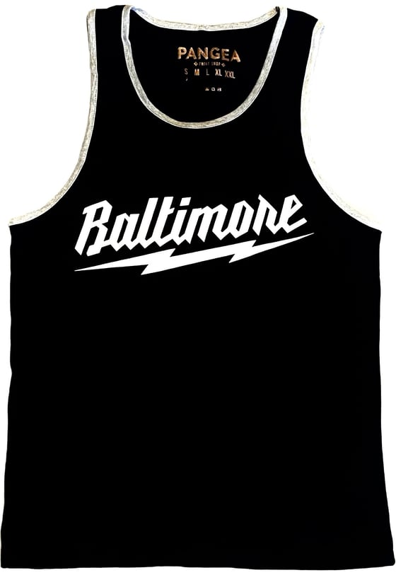 Image of Baltimore Bolt Tank Top (Black/Grey)