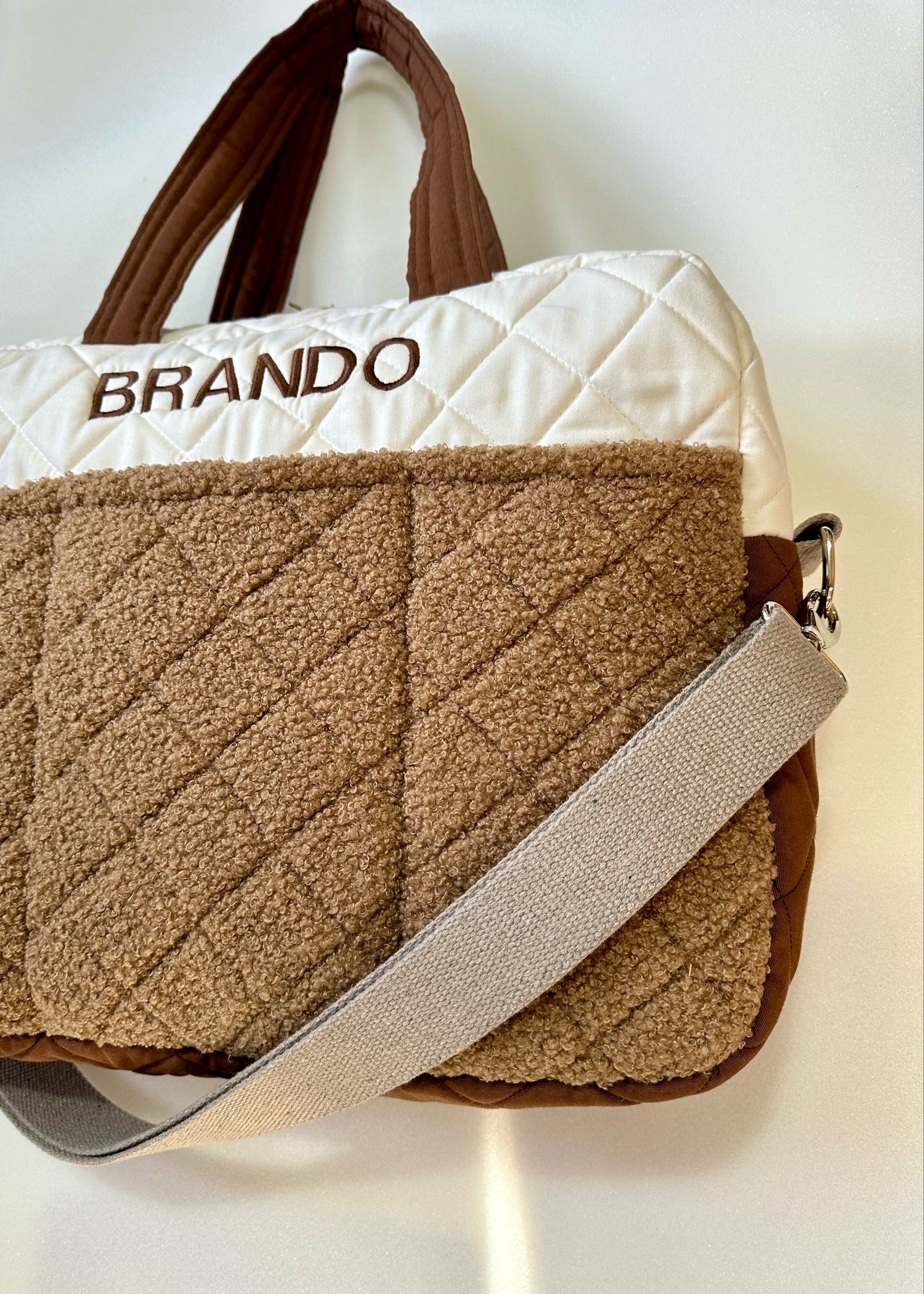 Image of Baby Bag + Teddy bear pocket