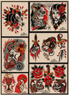 6 sheet flash set