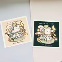 Image 1 of BMO "Life is Better With You" Art Print