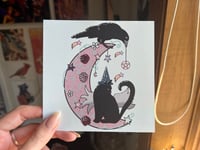 Image 3 of Wizard Cat & Crow - Art Print