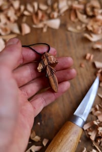 Image 7 of Spalted Beech Mushroom Pendant 
