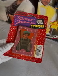 Vintage 1984 Michael Jackson Topps Peel-Away Stickers – Officially Licensed