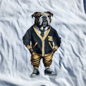 Image of The Aggie Polo Bulldog  White