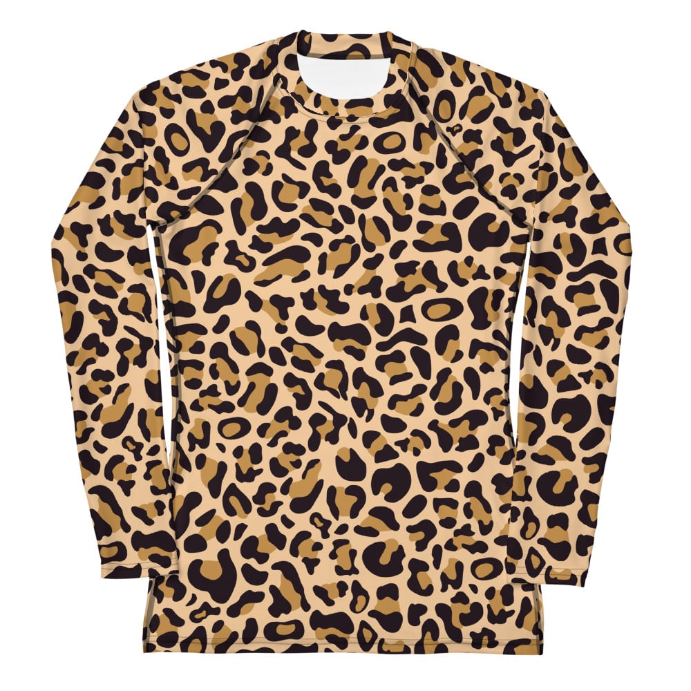 Image of Women's Rash Guard Leopard