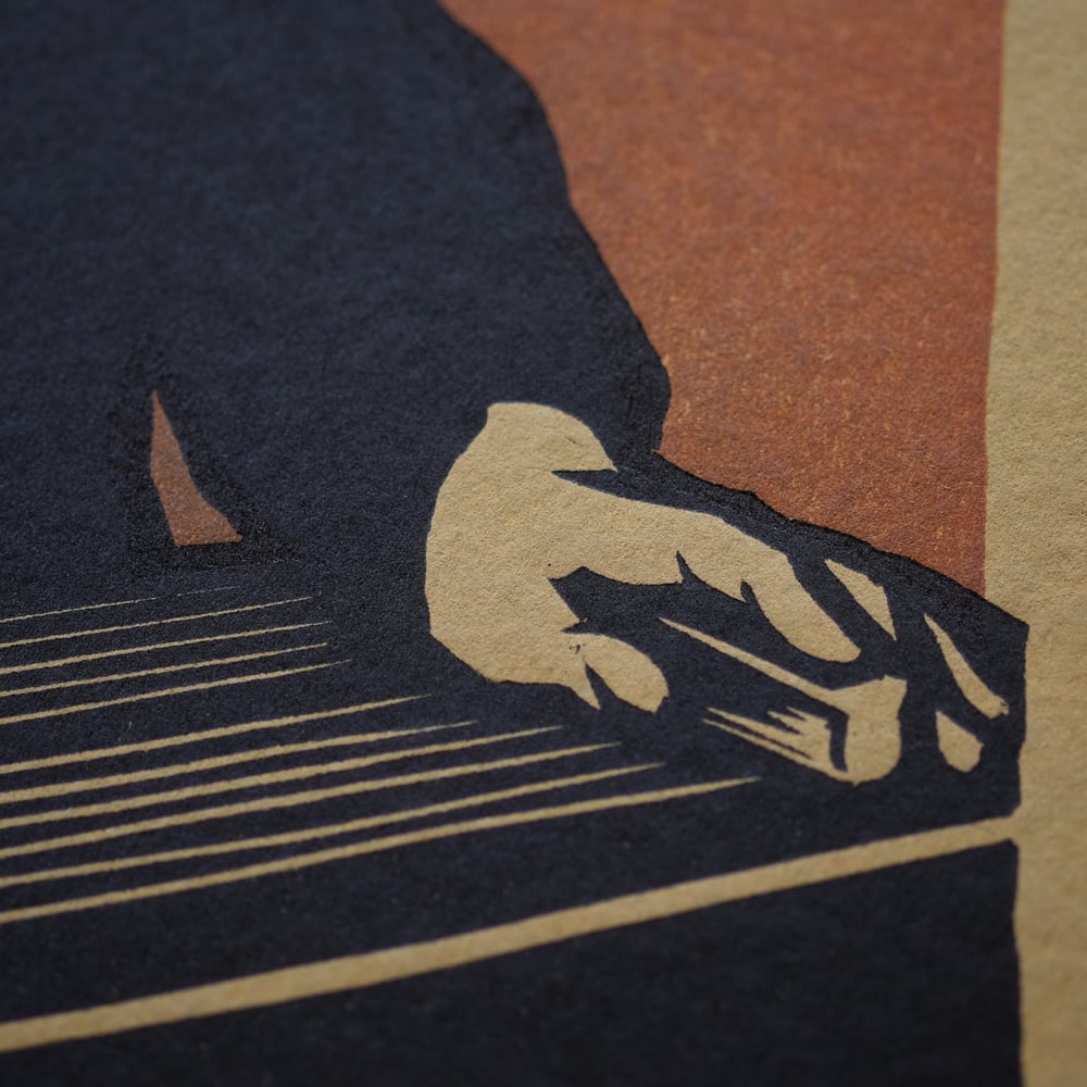 Jerry on dark paper