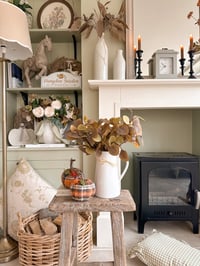 Image 2 of SALE!Cosy Check Pumpkins ( set of 2 )