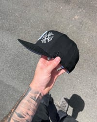 Image 3 of BLACK & WHITE BIRMINGHAM BARONS CUSTOM FITTED CAP