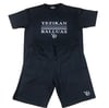YB Black Cotton Blend Short Set