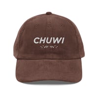 Image 3 of CHUWI Brown Vintage corduroy cap