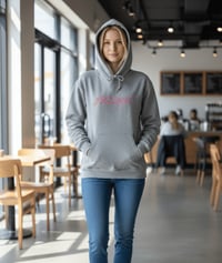 Image 1 of FlossdVip Apparel Grey / Pink Hoodie 