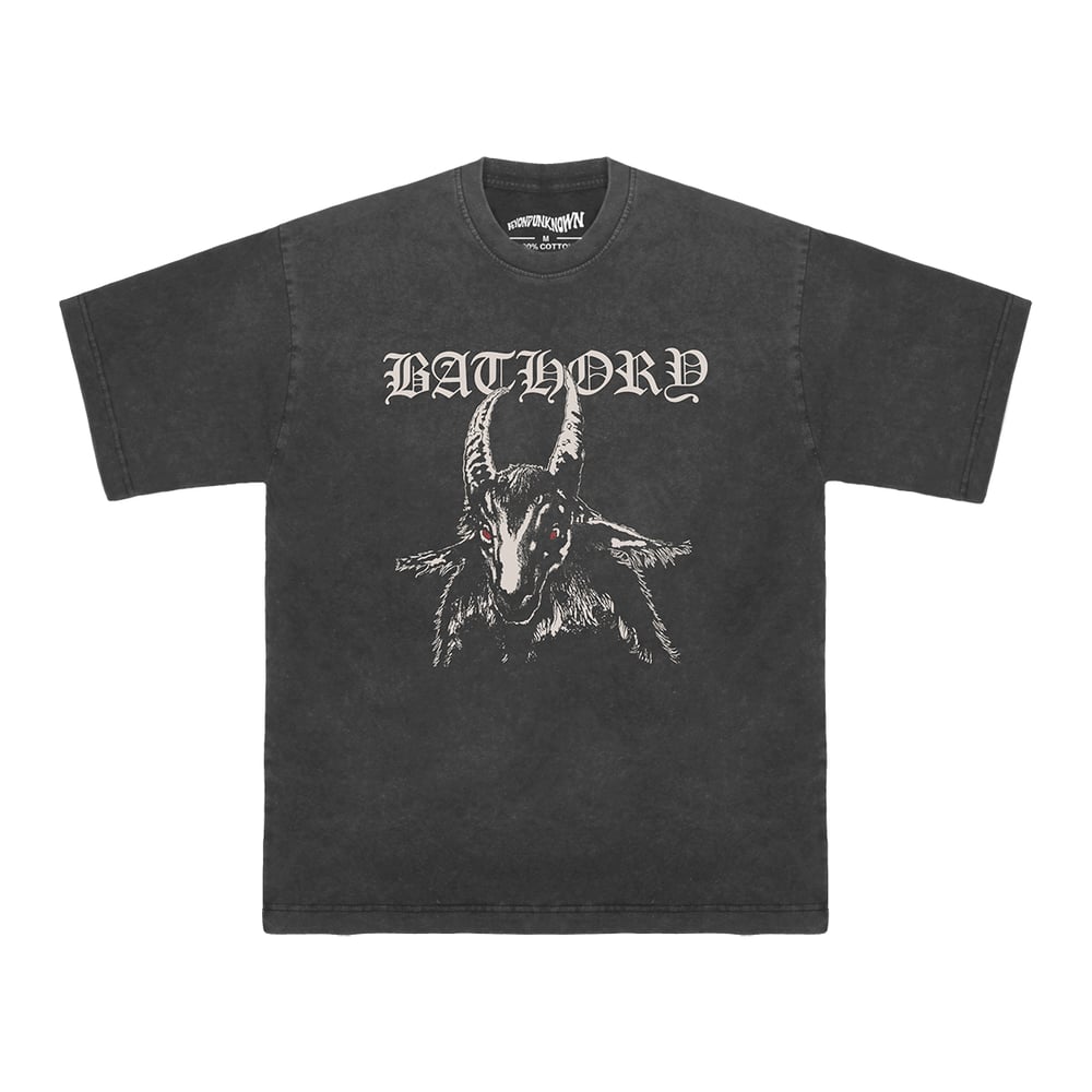 Bathory Venom Celtic Frost Premium T-Shirt – 80s Black Metal Washed Unisex Cotton Tee