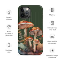 Image 17 of Colorful Mushroom Watercolor Mycology Nature Whimsical Tough Case for iPhone®