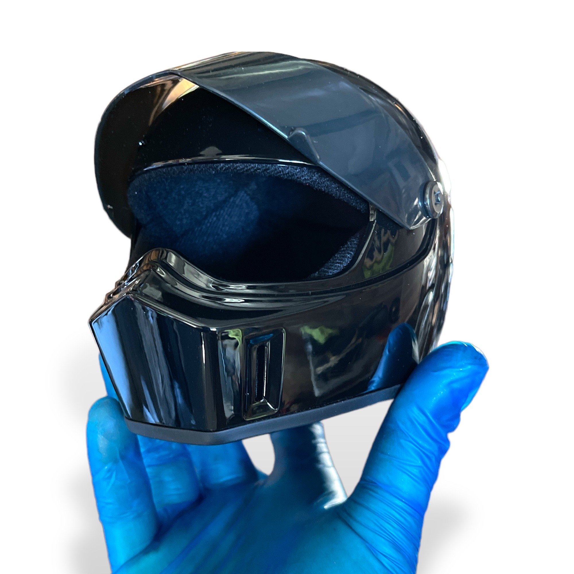 blue mini motorcycle helmet Youth Motocross Kids Dirt Bike Helmets ATV Bump Safty Full Face Off-Road Mountain Bike Helmet with Goggles Gloves Mask DOT Approved ( Blue, Small) : Automotive The helmet graphics features a clear coat gloss finish with UV overlay protectant Mini Motocross Helmet Figurine |
