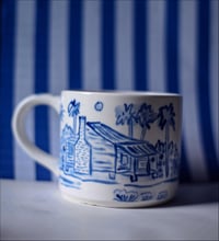 Image 3 of FLA Landscape Cross Creek House 14oz Stoneware Mug 