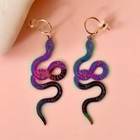 Image 5 of Large Rainbow Snake Half Hoops