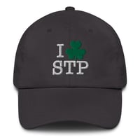 Image 2 of I [SHAMROCK] STP Dad Hat (Dark)