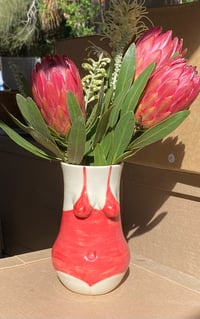 Image 1 of Large Red Swimsuit Vase