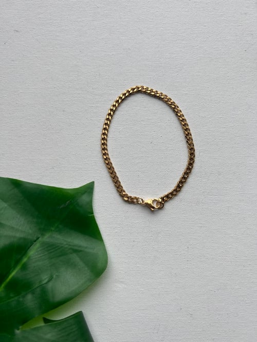 Image of SAY LESS ANKLET • Gold Anklet