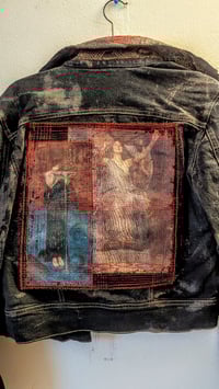 Image 5 of Denim jacket (repurposed- Circe inspired)