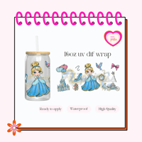 C Princess UV DTF Cup wrap