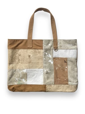 Image of PATCHWORK PAINTER'S TOTE #1