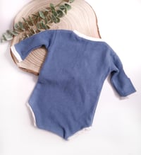 Image 4 of Baby Boy bodysuit for Sitter Photoshoots |Liam | 9-12 months | blue jeans