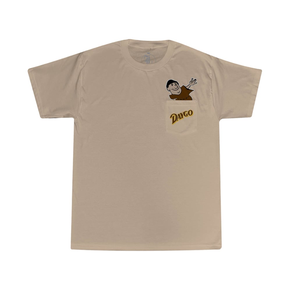 Image of "DAYGO" Pocket Tee (Sand)