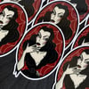 Vampira- Laminated Sticker