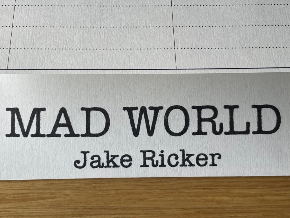 Image of MAD WORLD 3 Print Set