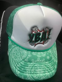 Image 2 of YBA Trucker hat (Green)