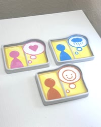 Image 2 of Tomodachi Life Window Coasters ❤️(READ DESCRIPTION)