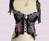 Dark coquette corset top (1/1)