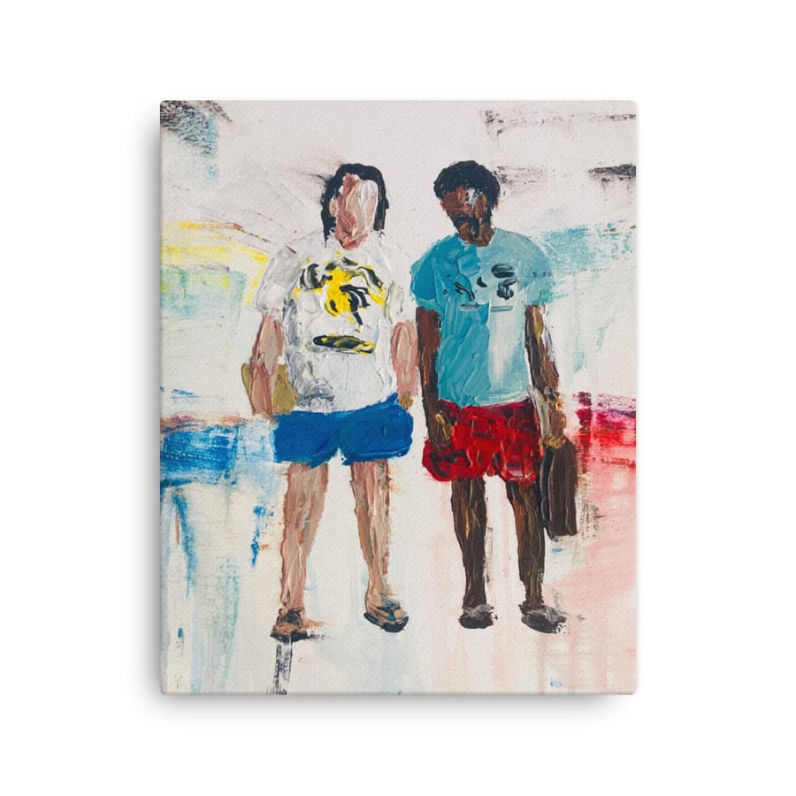 Image of “Jules and Vincent” canvas prints 16” x 20”