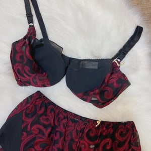 Image of Size 36D/34DD- Oscar de la Renta Vintage 2 Pc Set